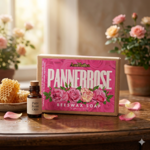 panner rose beeswax soap
