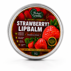strawberry lipbalm tribal treats